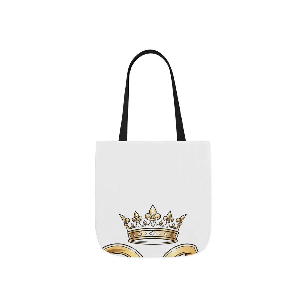 EverAfterWear HERO Crown Logo Refined Women's tote bag - product mockup with gold streetwear design