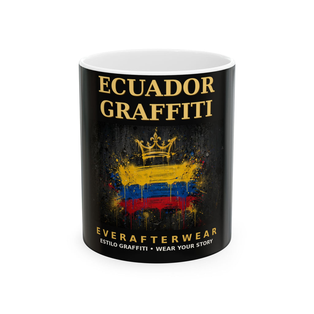 EverAfterWear Ecuador Graffiti Mug