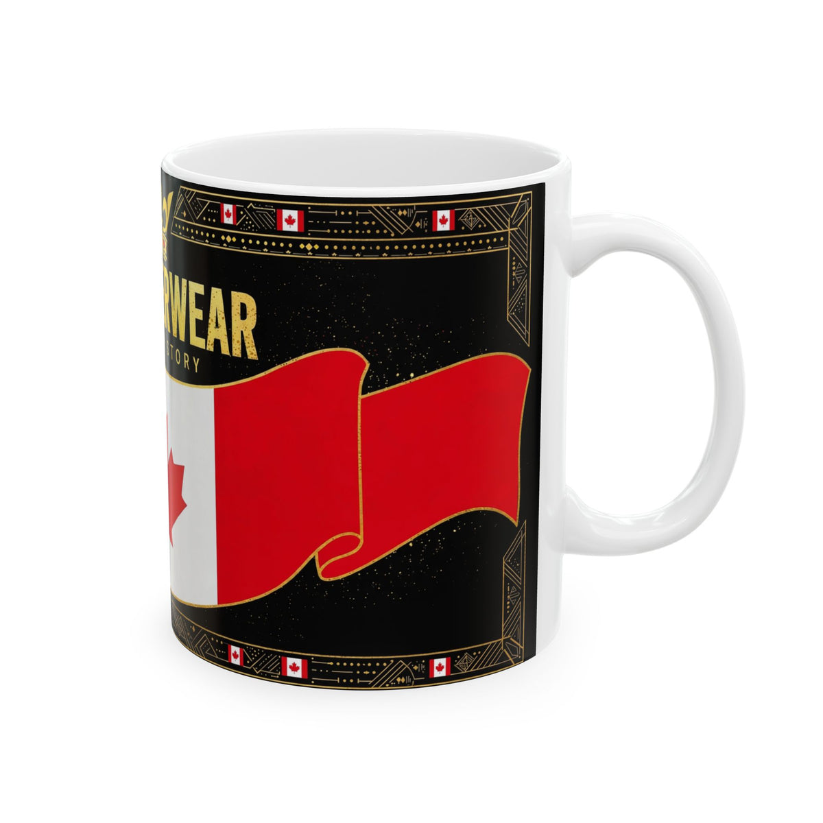 EverAfterWear Canada Flag Mug