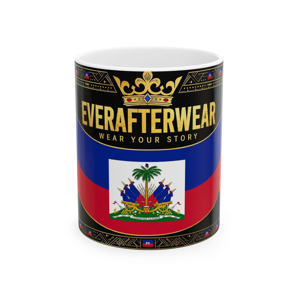 EverAfterWear Haiti Flag Mug