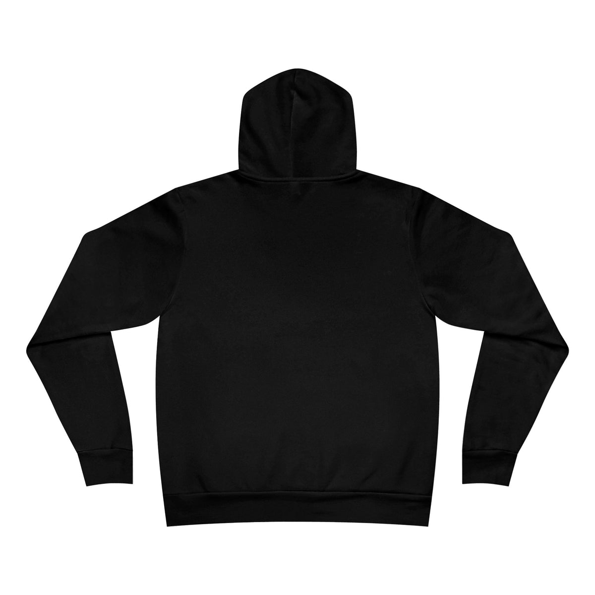 EverAfterWear Flag Ribbon EA Women's hoodie - product mockup with gold streetwear design - alternate view