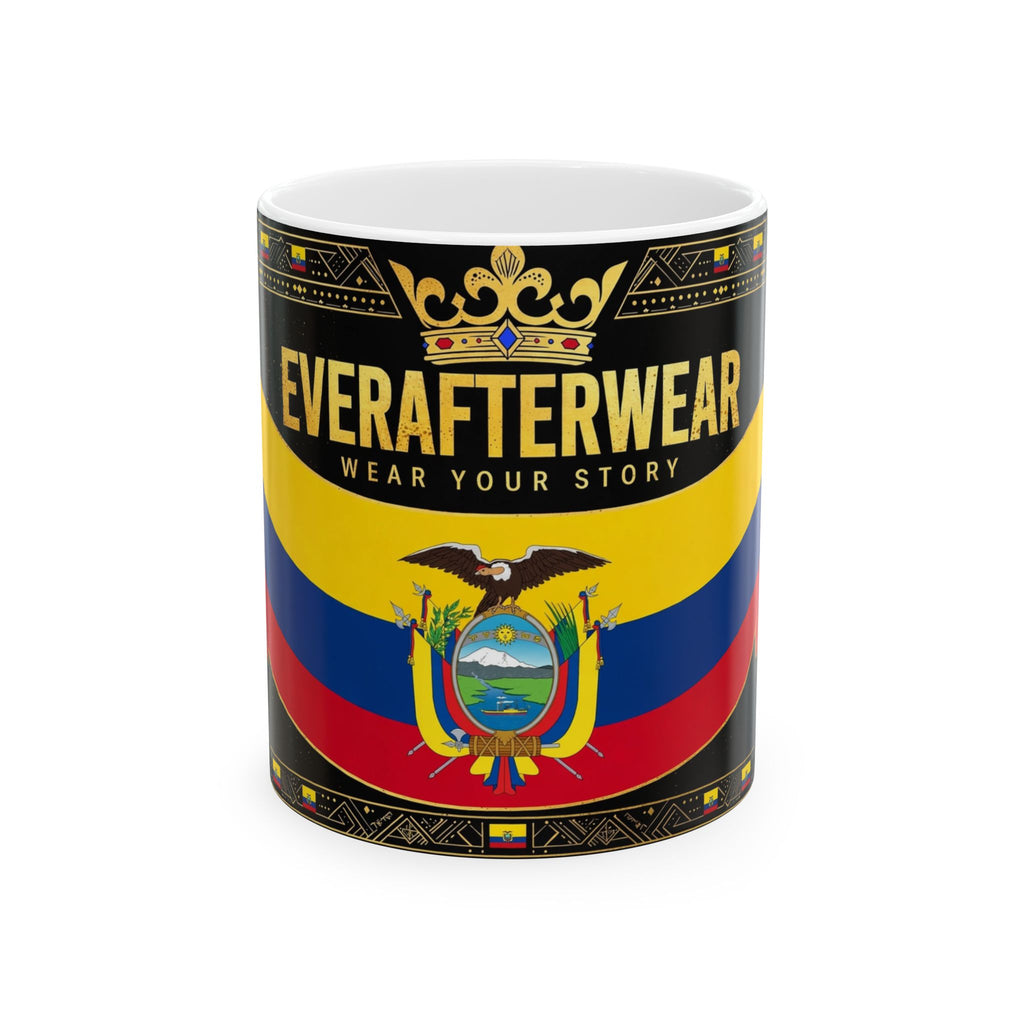 EverAfterWear Ecuador Flag Mug