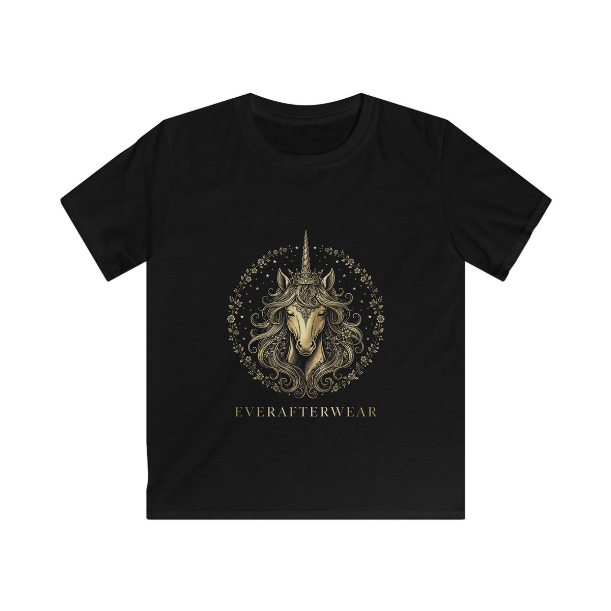 Unicornio Reina Kids Tee | EverAfterWear