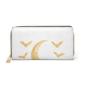 EverAfterWear Gold Moon wallet - product mockup with gold streetwear design