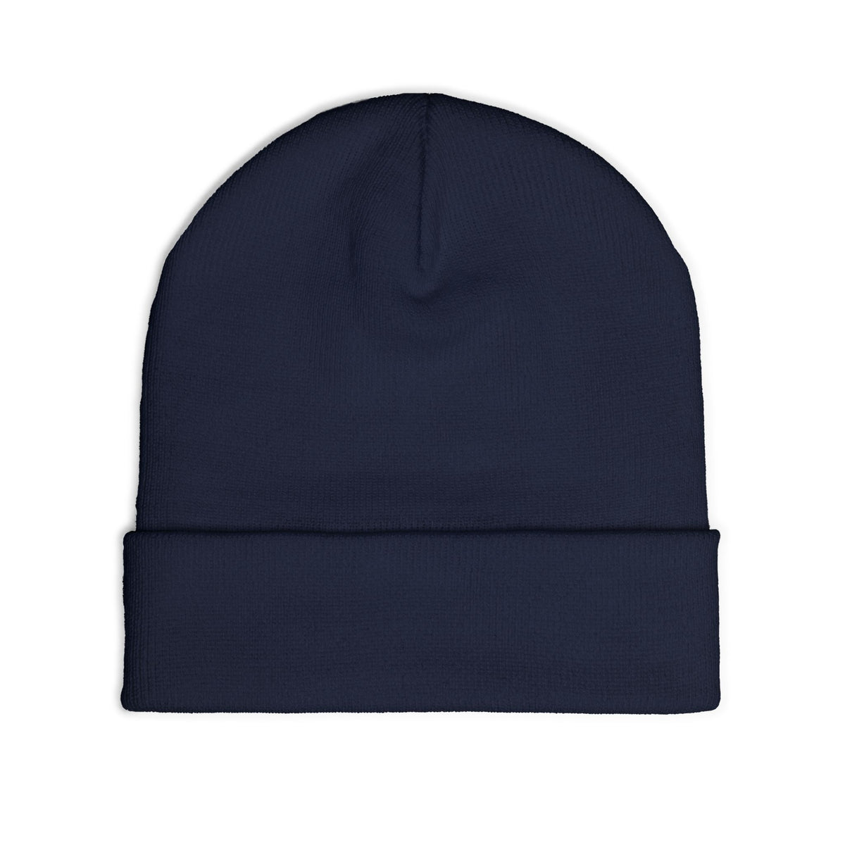 EverAfterWear HERO Crown Logo Men's beanie - headwear mockup with gold streetwear design - alternate view