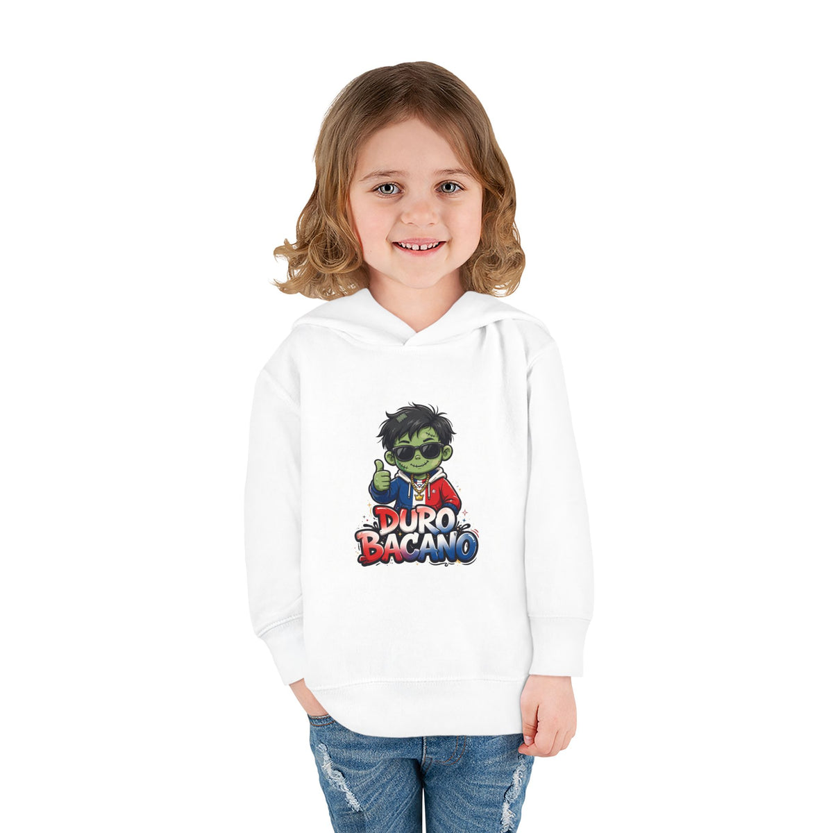 EverAfterWear Kids Halloween Duro Bacano Toddler Hoodie