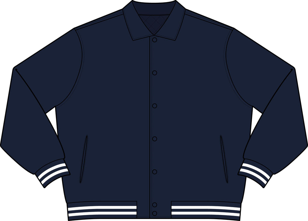EverAfterWear Gold Drip Varsity Jacket