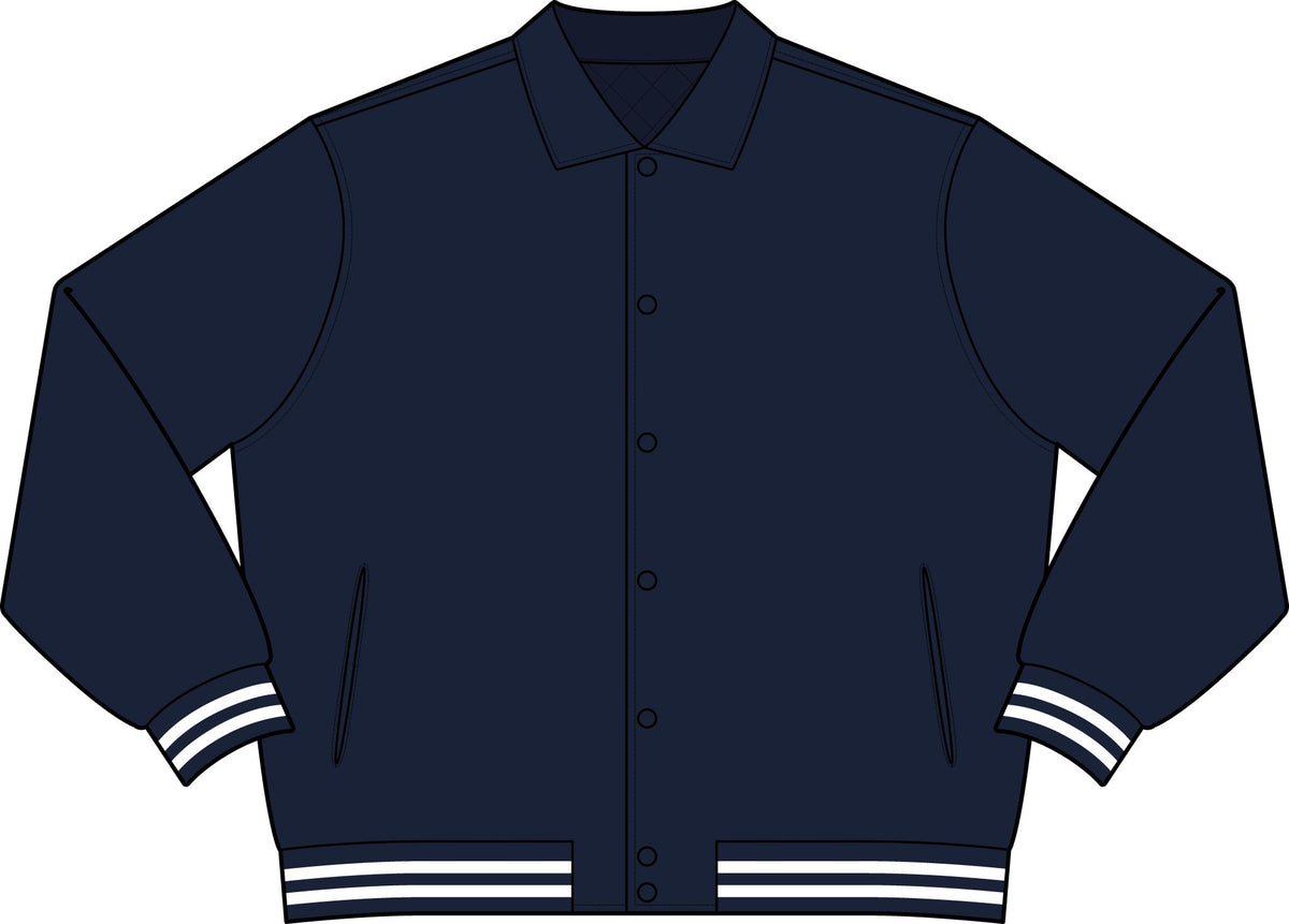 EverAfterWear Gold Drip Varsity Jacket