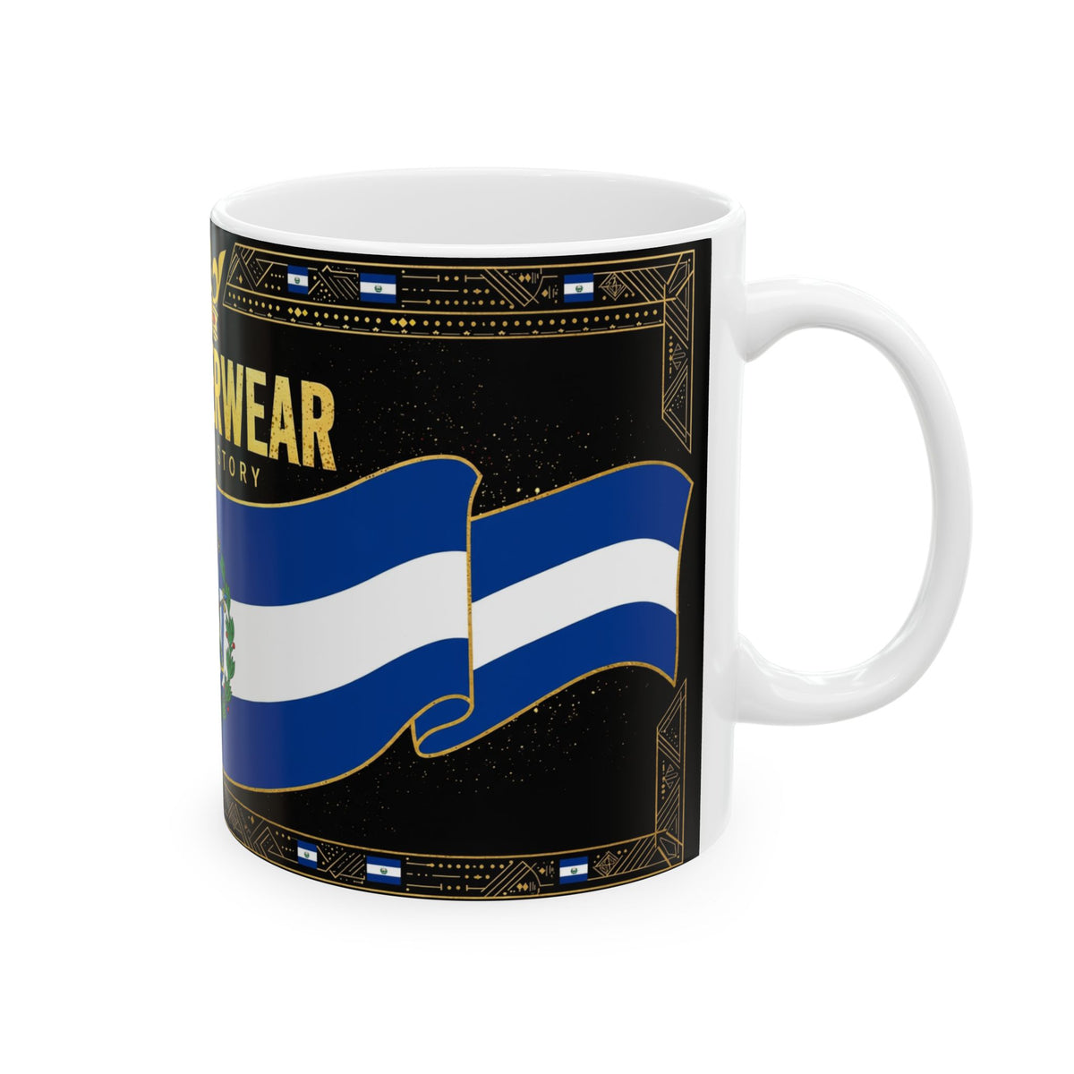EverAfterWear El Salvador Flag Mug