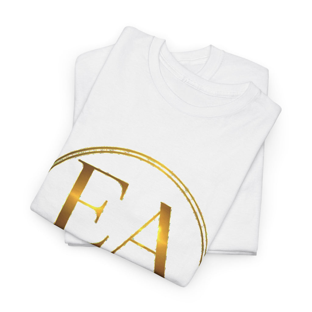 EverAfterWear Golden Chain Infinity Women's tee - product mockup with gold streetwear design - alternate view