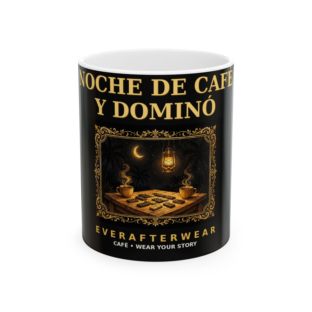 EverAfterWear Noche De Cafe Y Domino Mug