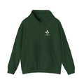 EverAfterWear Keep Growing Minimalist Sprout hoodie - product mockup with gold streetwear design
