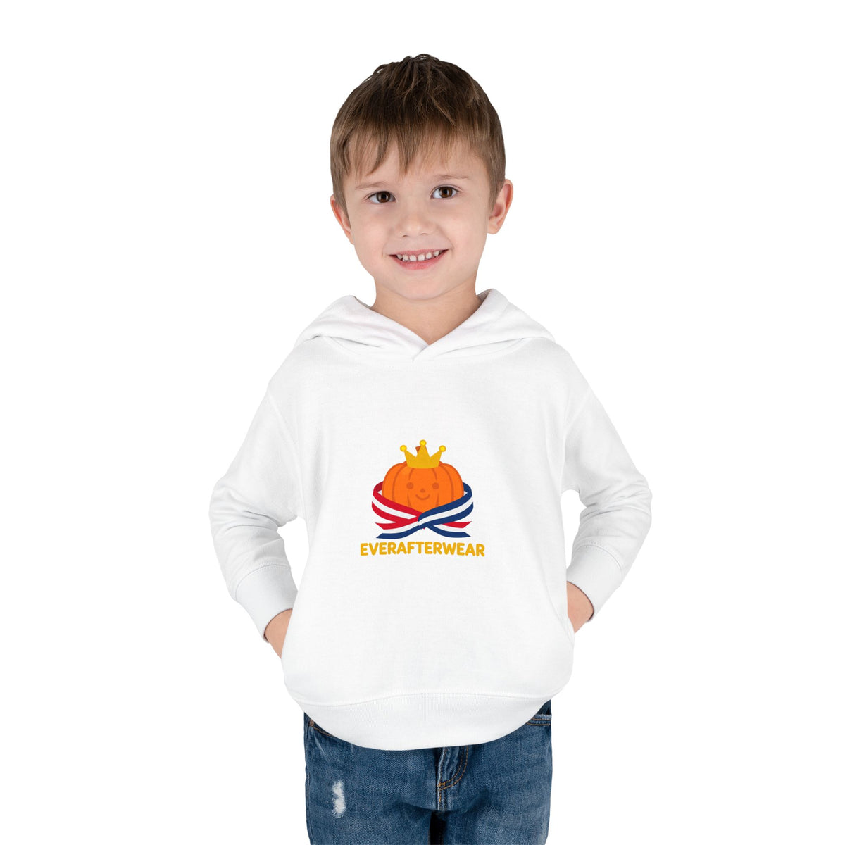 EverAfterWear Kids Halloween Pumpkin Toddler Hoodie