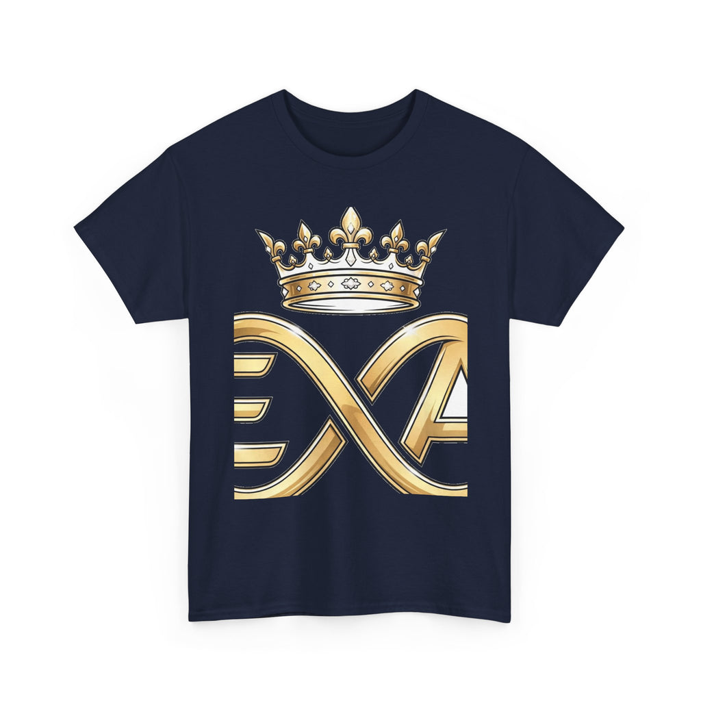 EverAfterWear HERO Crown Logo Refined Women's tee - product mockup with gold streetwear design - alternate view