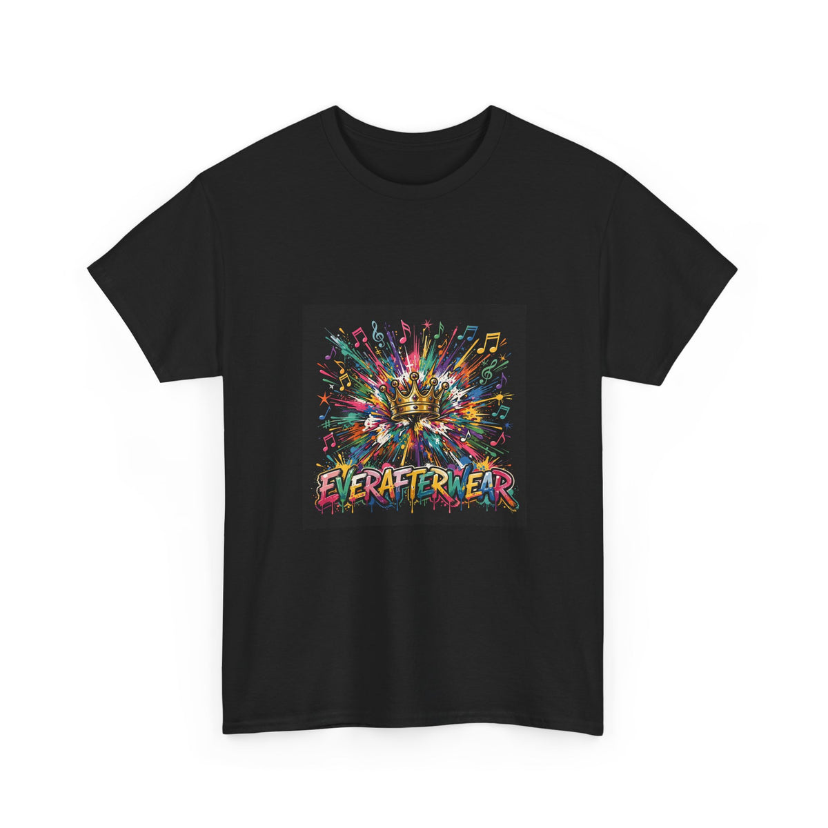 Music Notes Crown Tee
