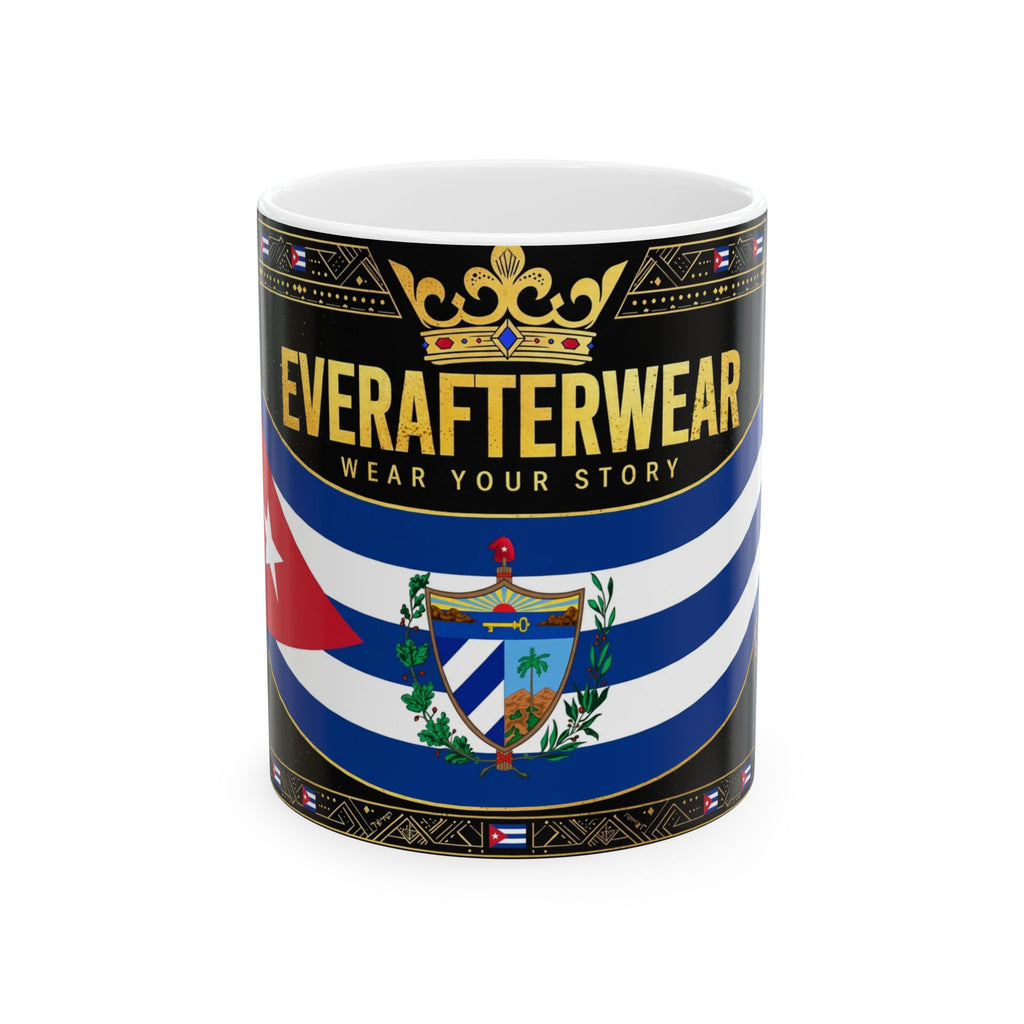 EverAfterWear Cuba Flag Mug