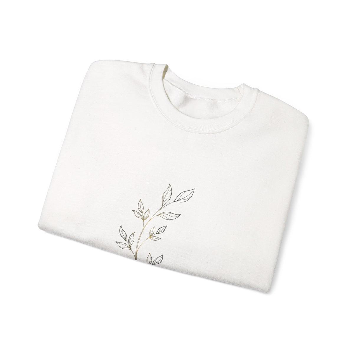 EverAfterWear Laurel Women's sweatshirt - product mockup with gold streetwear design - alternate view