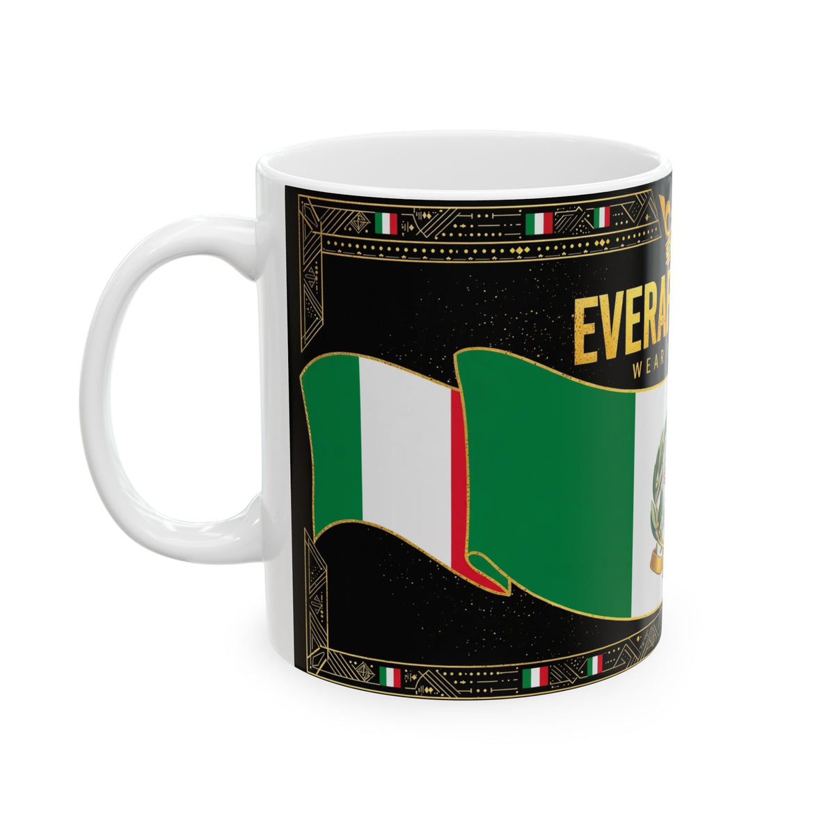 EverAfterWear Italy Flag Mug