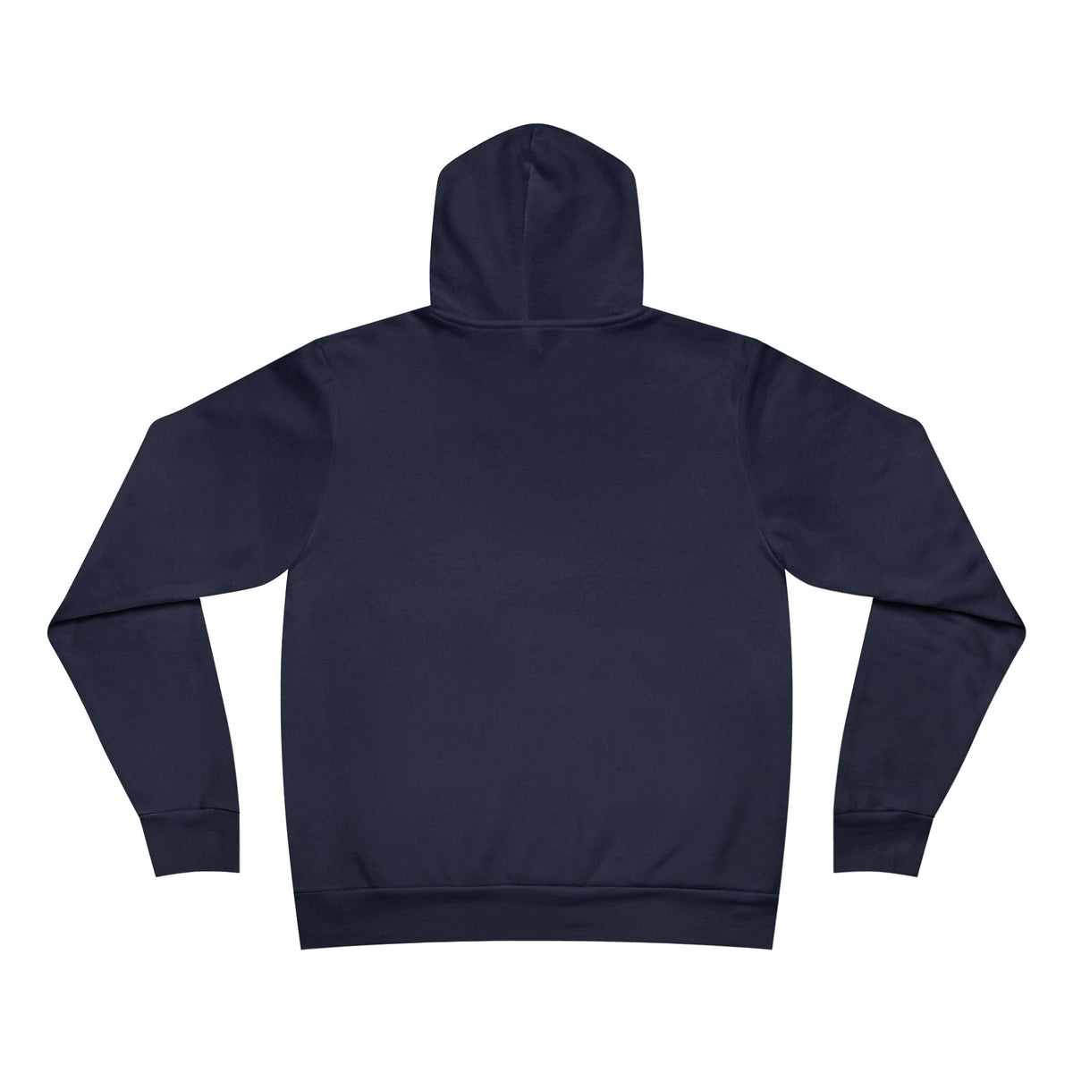 EverAfterWear Quisqueya Script Crown Men's hoodie - product mockup with gold streetwear design - alternate view