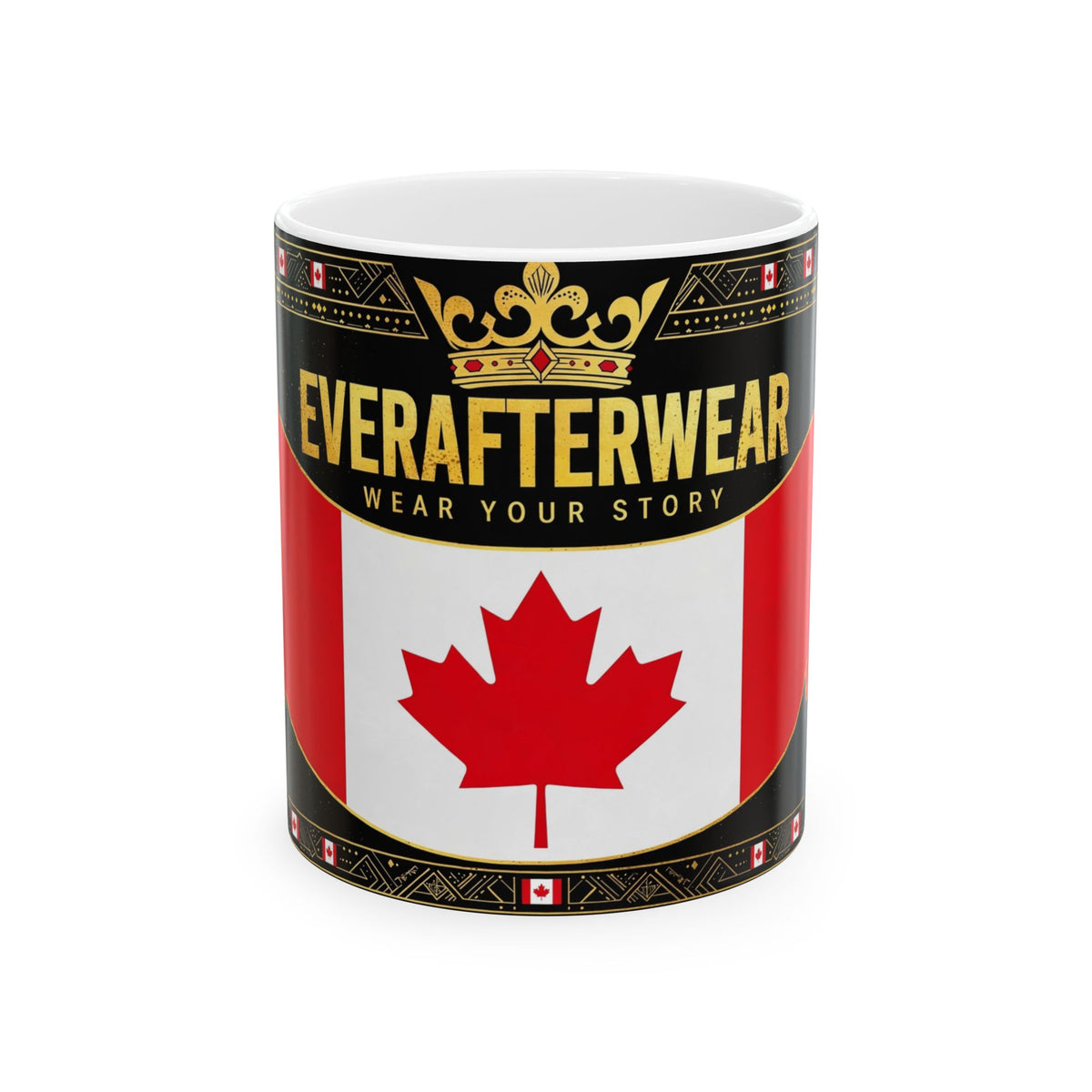 EverAfterWear Canada Flag Mug