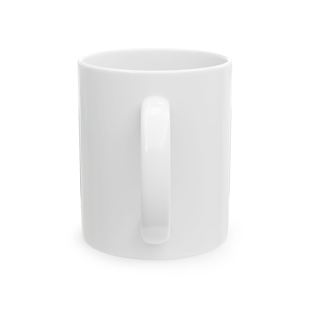 EverAfterWear Stay Golden Women's mug - ceramic coffee mug mockup with gold streetwear design - alternate view