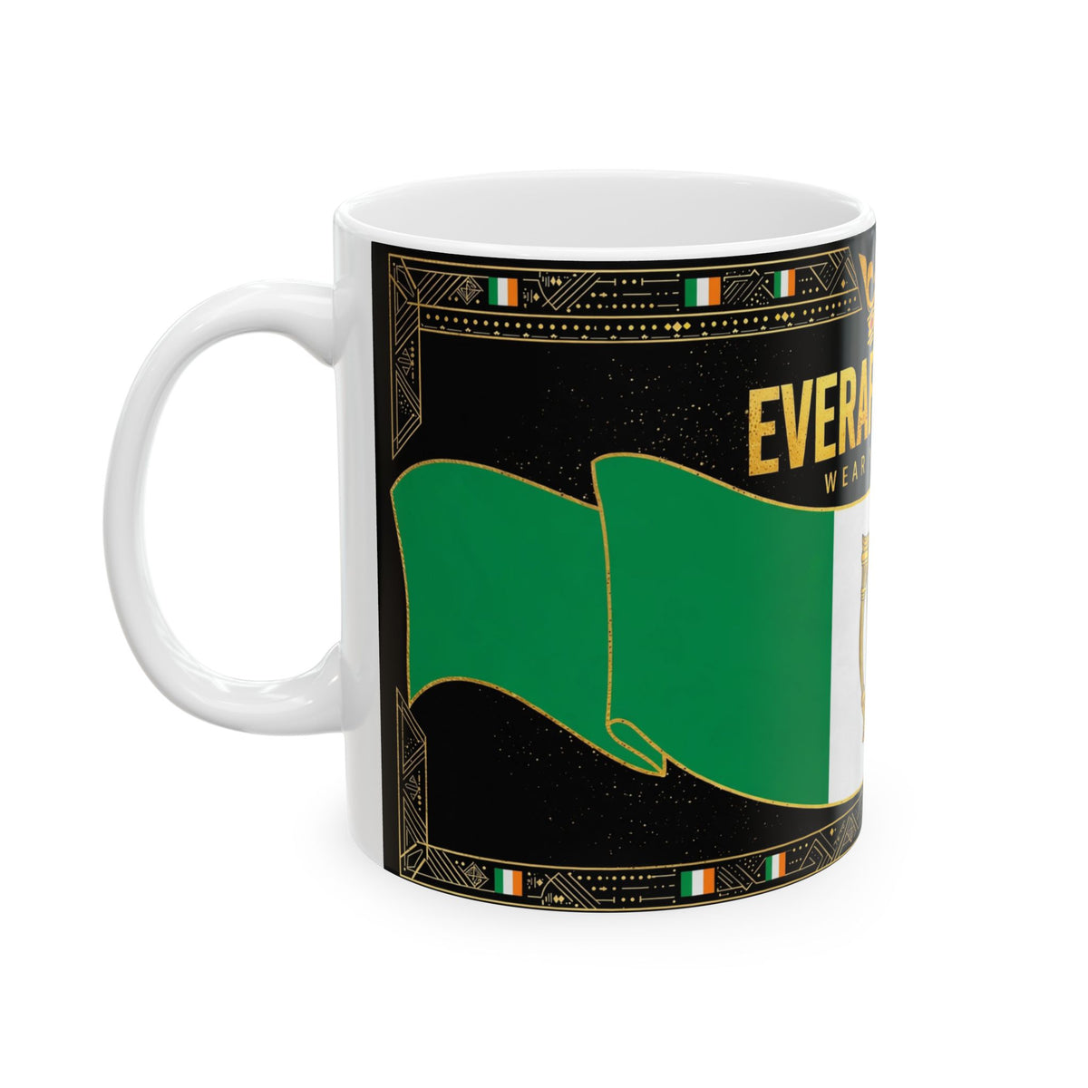 EverAfterWear Ireland Flag Mug