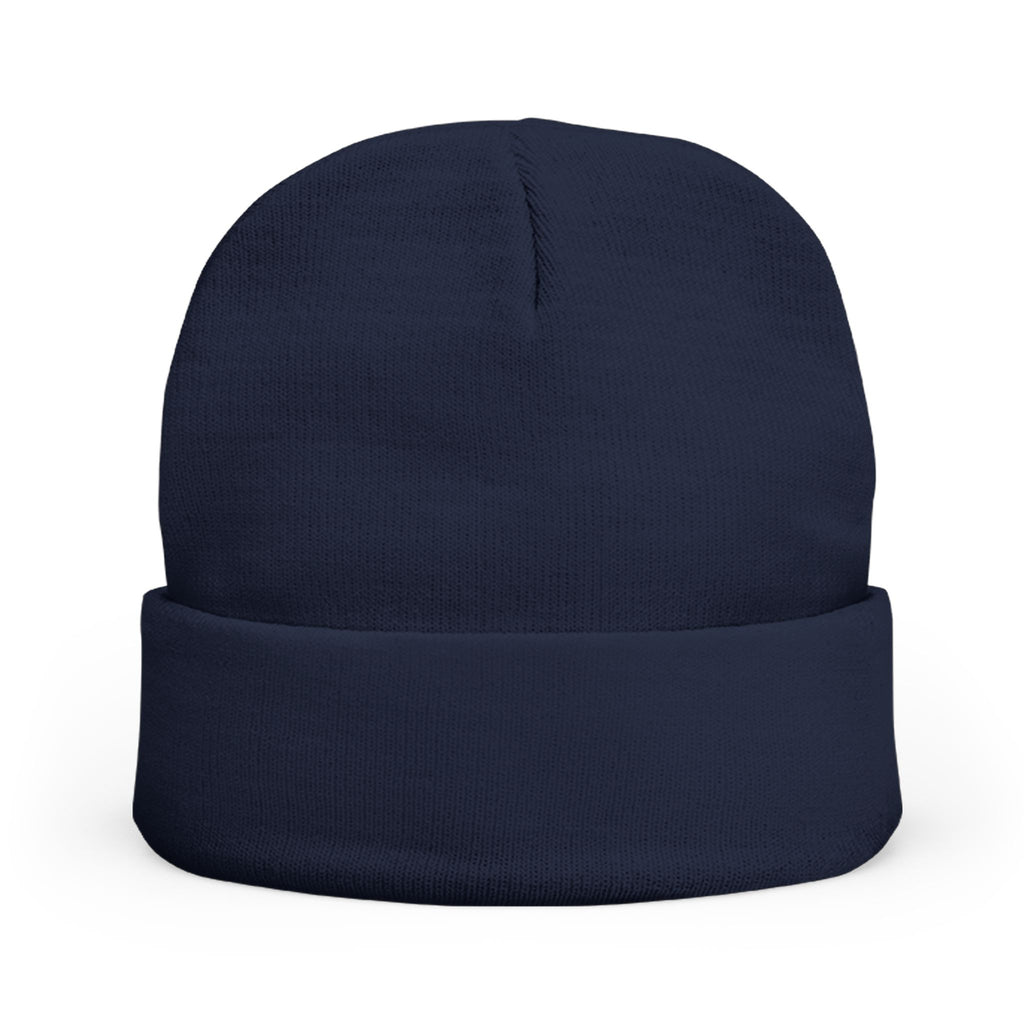 EverAfterWear HERO Crown Logo Men's beanie - headwear mockup with gold streetwear design - alternate view