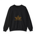EverAfterWear Gold Crown Crewneck sweatshirt - product mockup with gold streetwear design