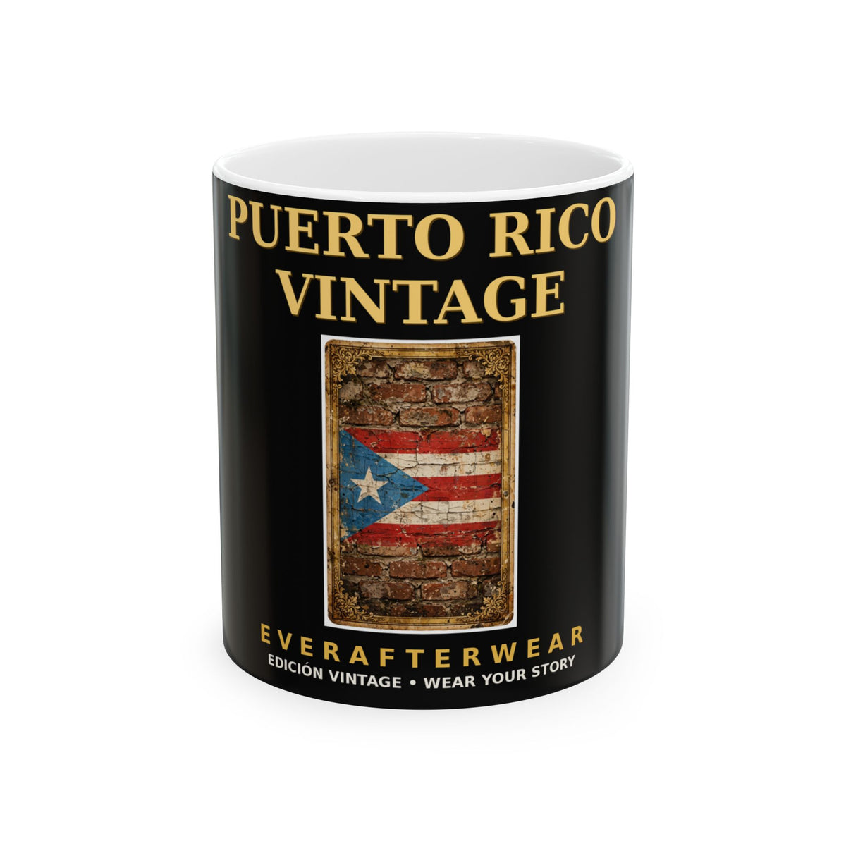 EverAfterWear Puerto Rico Vintage Mug
