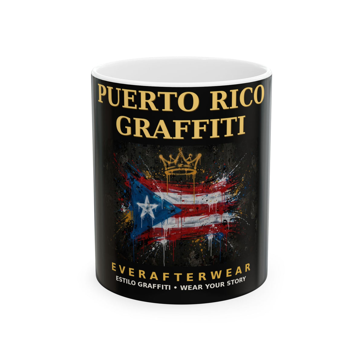 EverAfterWear Puerto Rico Graffiti Mug