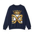 EverAfterWear HERO Crown EA Logo sweatshirt - product mockup with gold streetwear design - alternate view