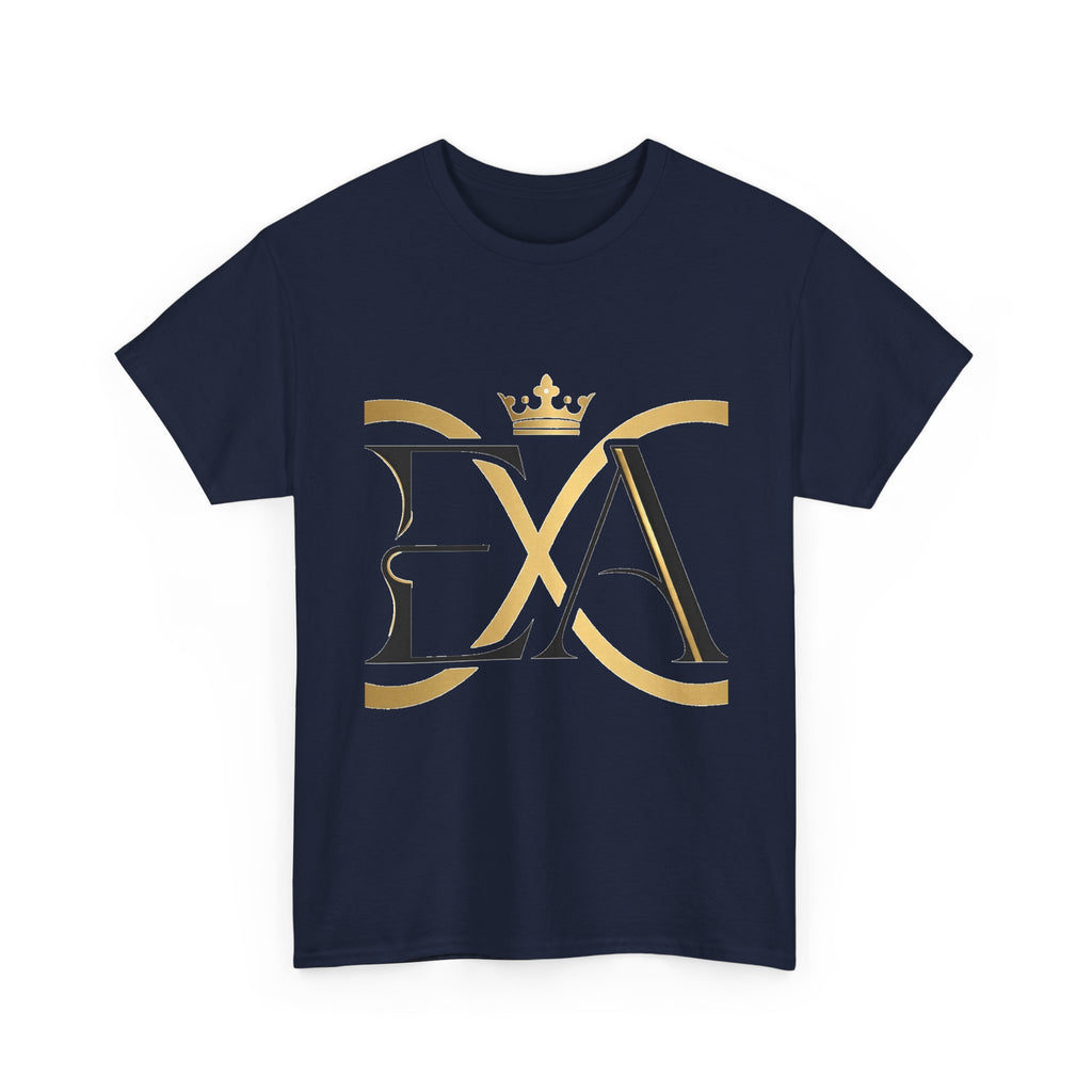 EverAfterWear Crowned Infinity EA tee - product mockup with gold streetwear design - alternate view