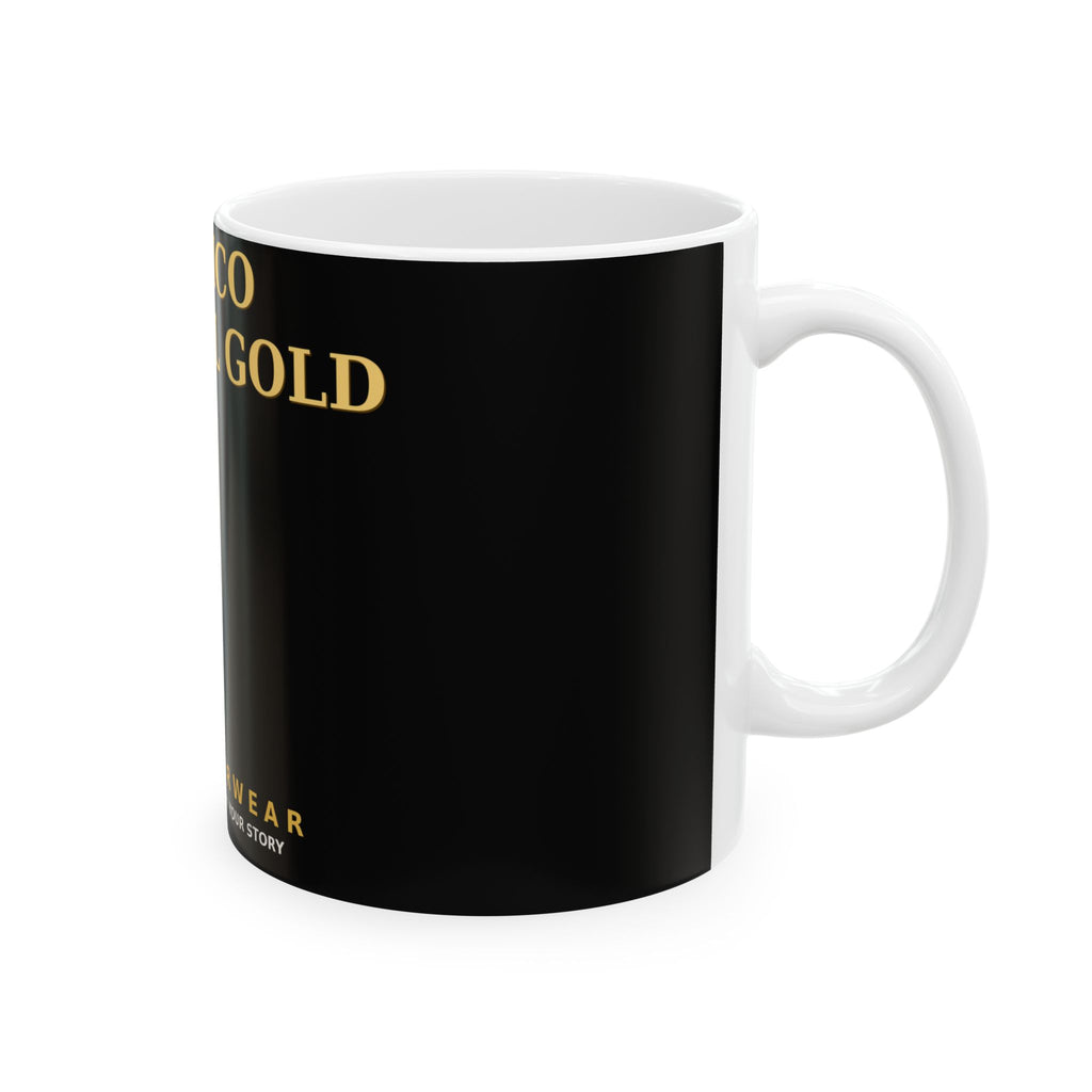 EverAfterWear Mexico Minimal Gold Mug