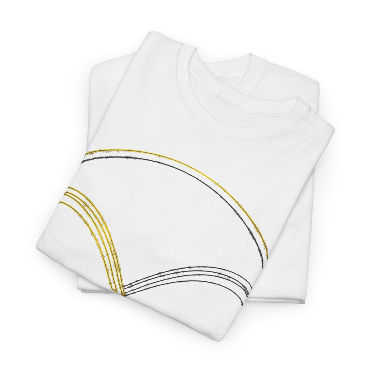 EverAfterWear Double Infinity EverAfter Women's tee - product mockup with gold streetwear design - alternate view