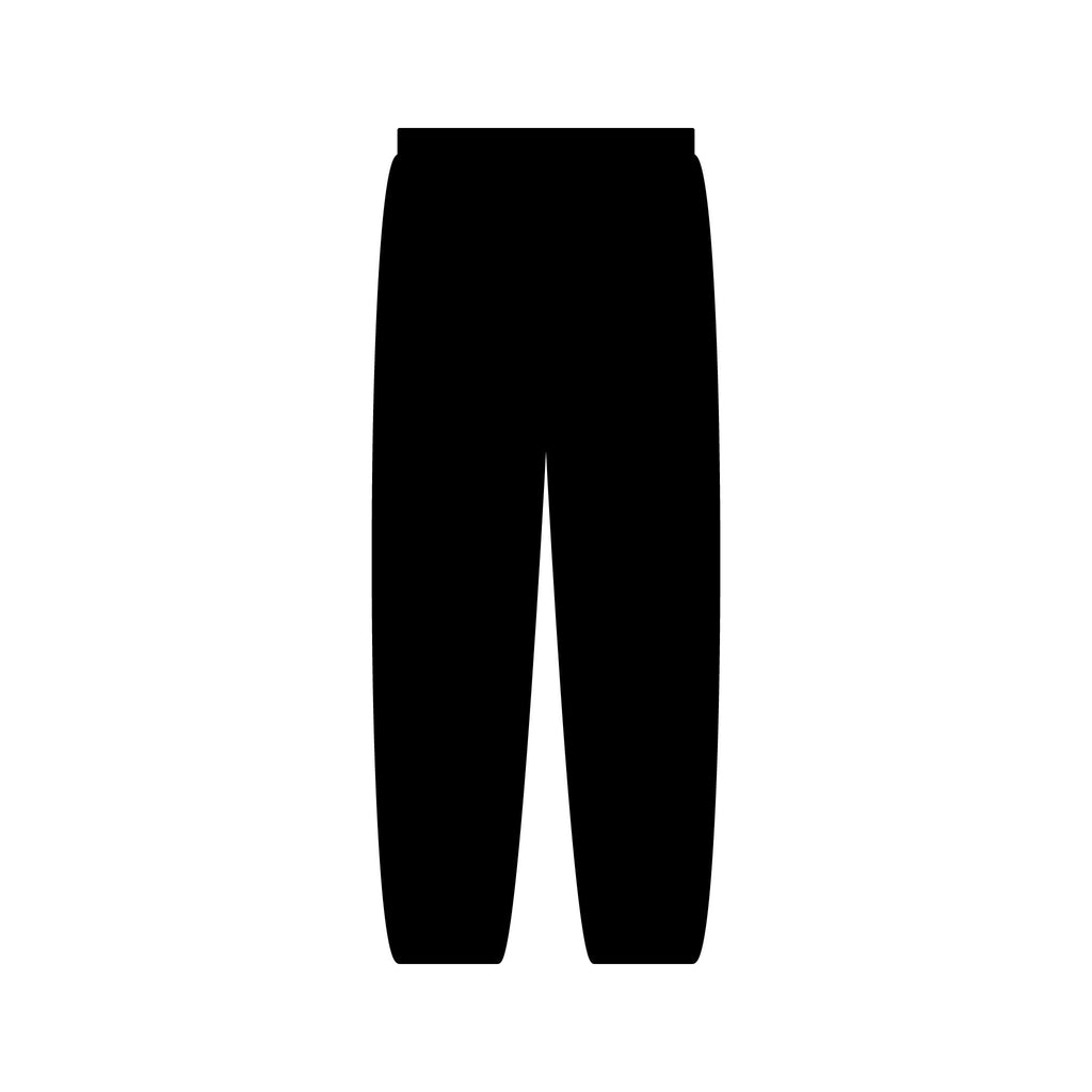 EverAfterWear Gold Crown joggers - product mockup with gold streetwear design - alternate view