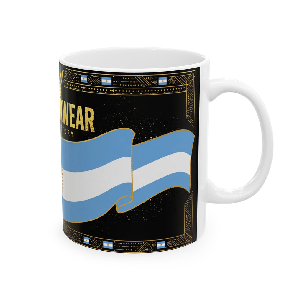 EverAfterWear Argentina Flag Mug