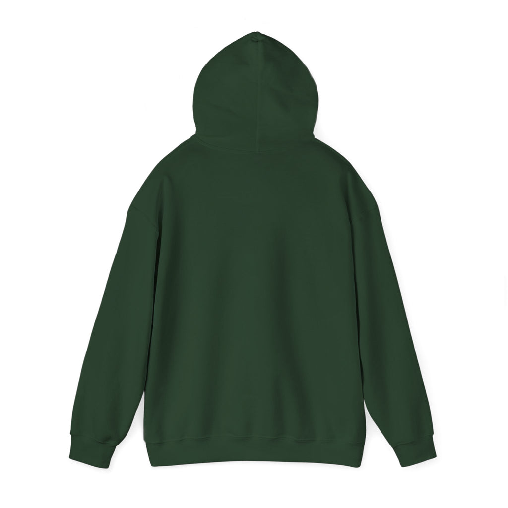 EverAfterWear Keep Growing Minimalist Sprout hoodie - product mockup with gold streetwear design - alternate view