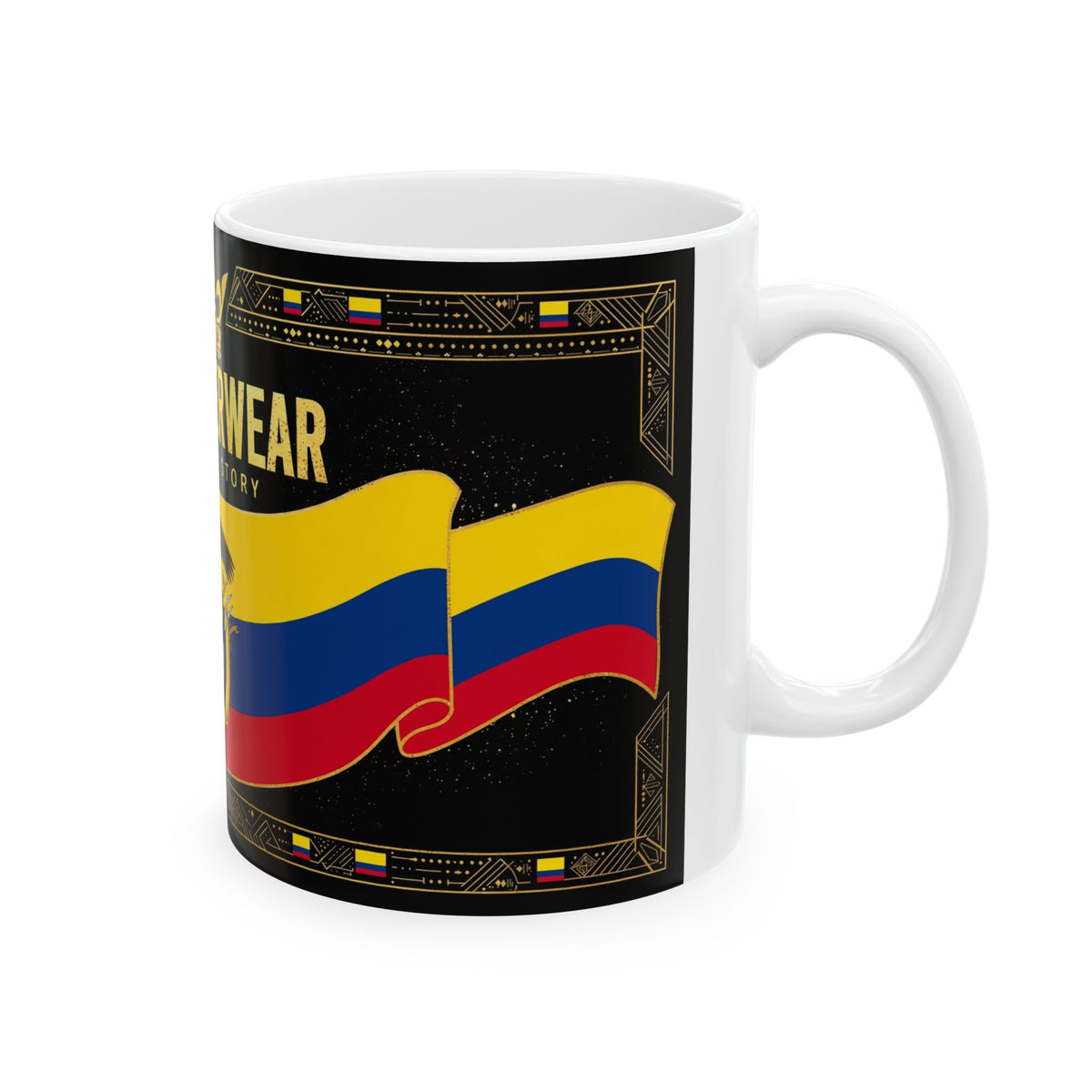EverAfterWear Colombia Flag Mug