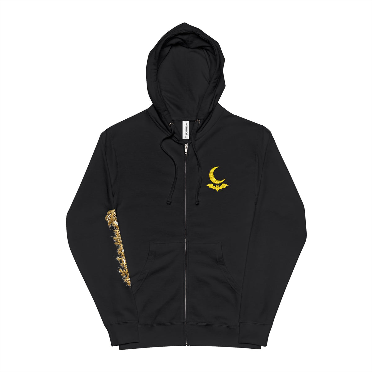 EverAfterWear Graffiti Moon Zip Hoodie