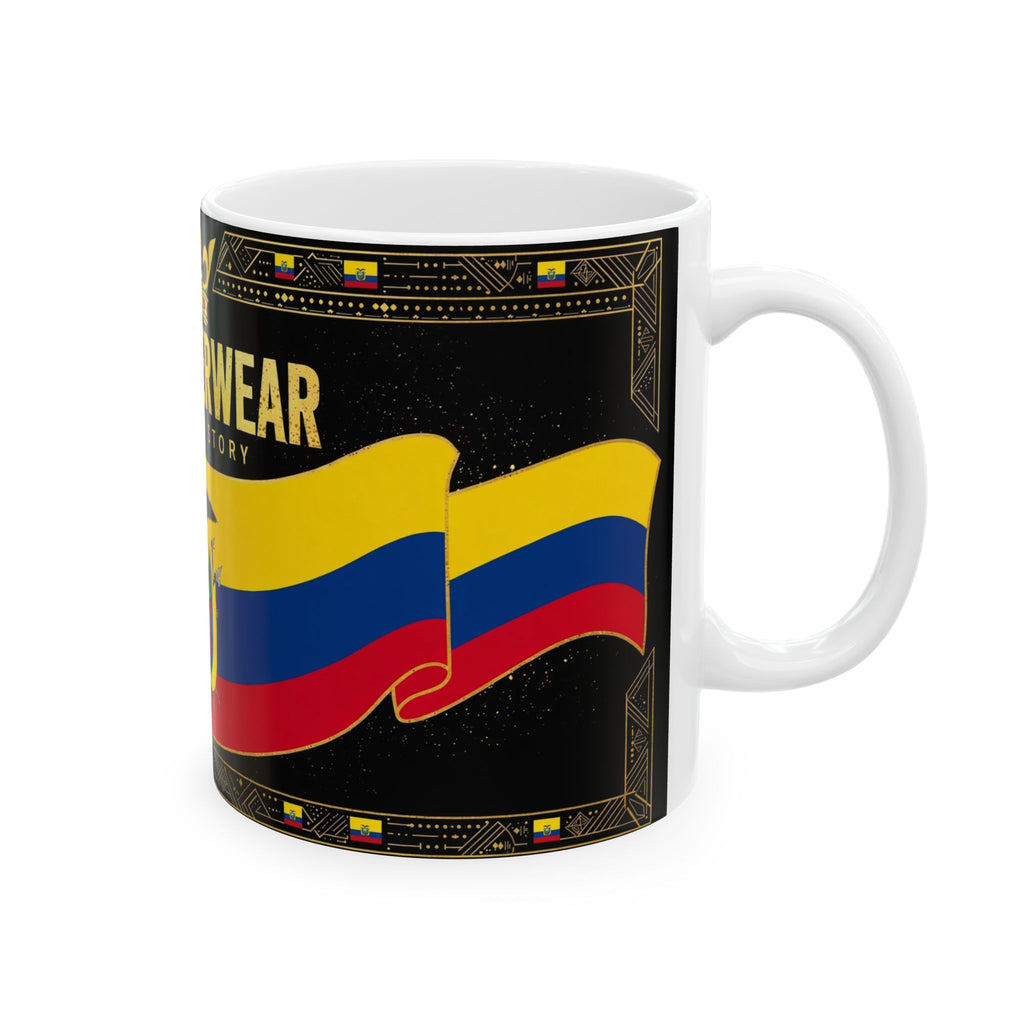 EverAfterWear Ecuador Flag Mug