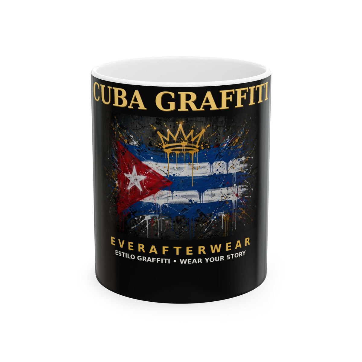 EverAfterWear Cuba Graffiti Mug