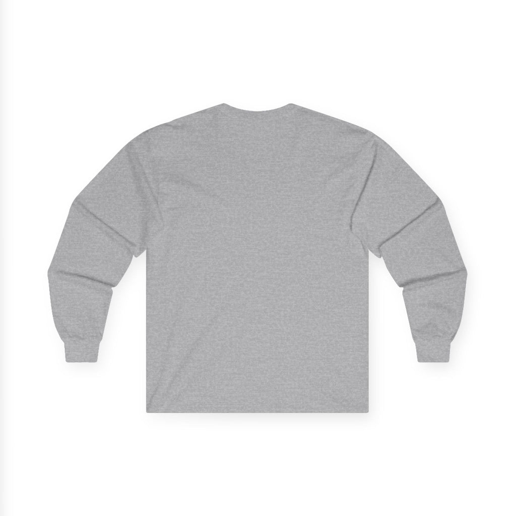 EverAfterWear Signature EW long-sleeve tee - product mockup with gold streetwear design - alternate view