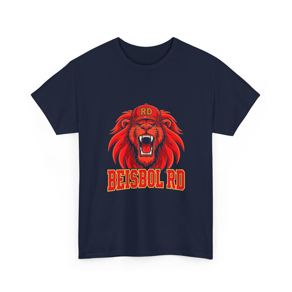 EverAfterWear León BEISBOL RD Unisex Heavy Cotton Tee – Dominican Baseball Graphic T-Shirt