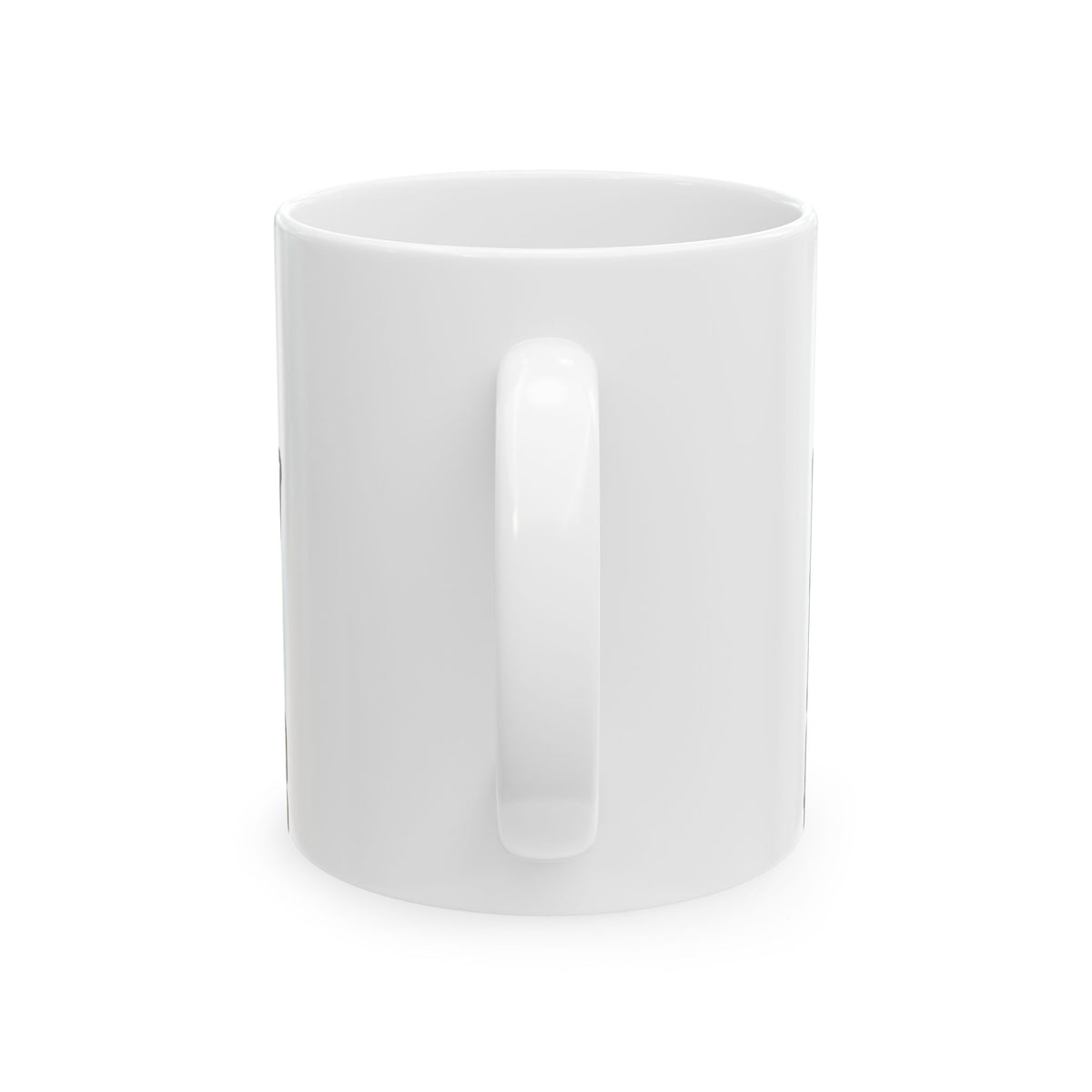 EverAfterWear Legacy Over Likes Men's mug - ceramic coffee mug mockup with gold streetwear design - alternate view