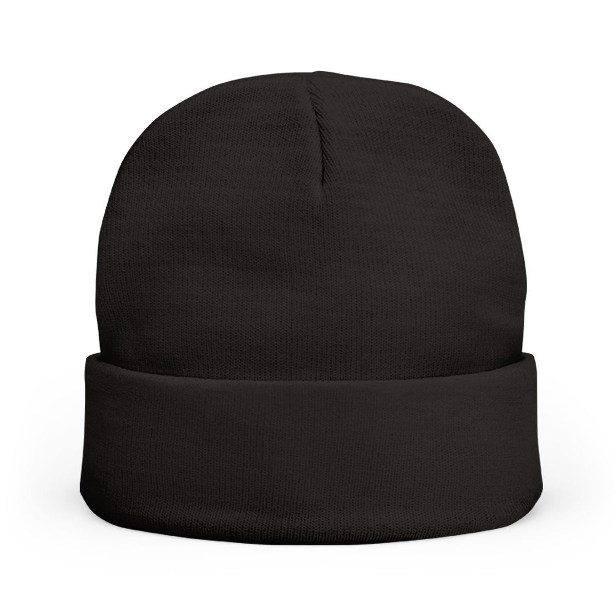 EverAfterWear HERO Crown Logo Men's beanie - headwear mockup with gold streetwear design - alternate view